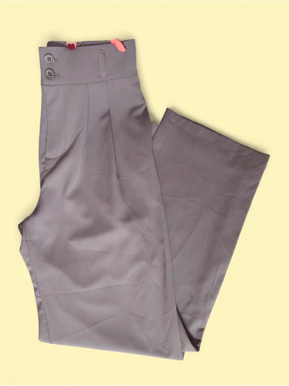 Halara Women's High-Waist Wide-Leg Pants in Gray